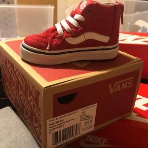 Infants size 4c hight top Vans